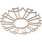 Ekena Millwork Augustus Wood Fretwork Pierced Ceiling Medallion, Alder, 24"OD x 8 1/2"ID x 3/8"T CMWP24X24X0375AUAL - alternate 2